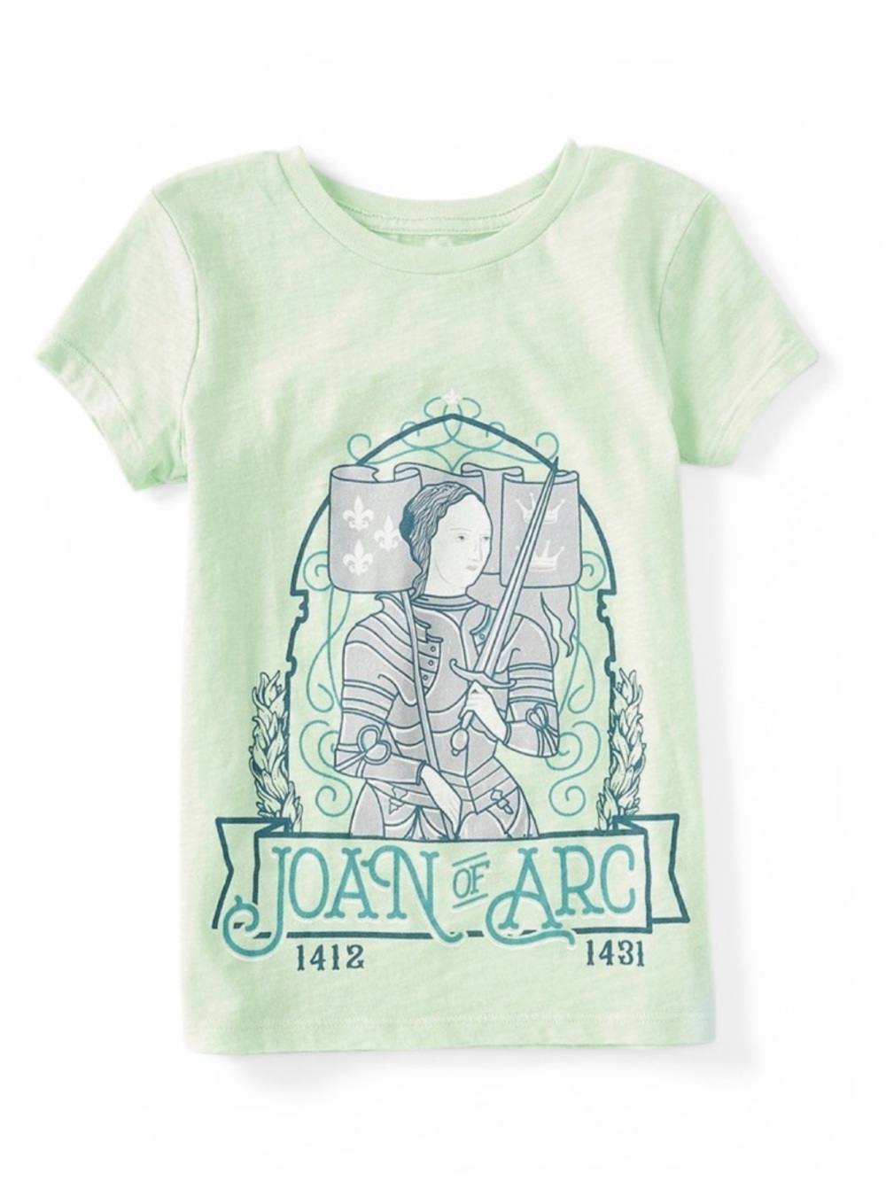 EUC Peek Kids’ Super Rare Joan of Arc Graphic Tee Sz 8